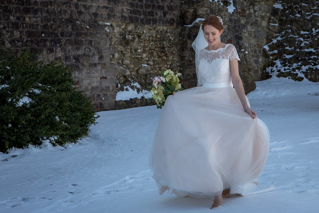 Farnham castle bridal shoot