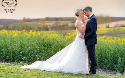An early April wedding at the Barn at Bury Court