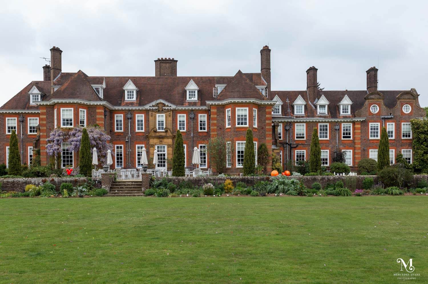 Barnett hill hotel viewed from the back lawn