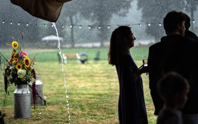 A Rainy Summer Marquee Wedding