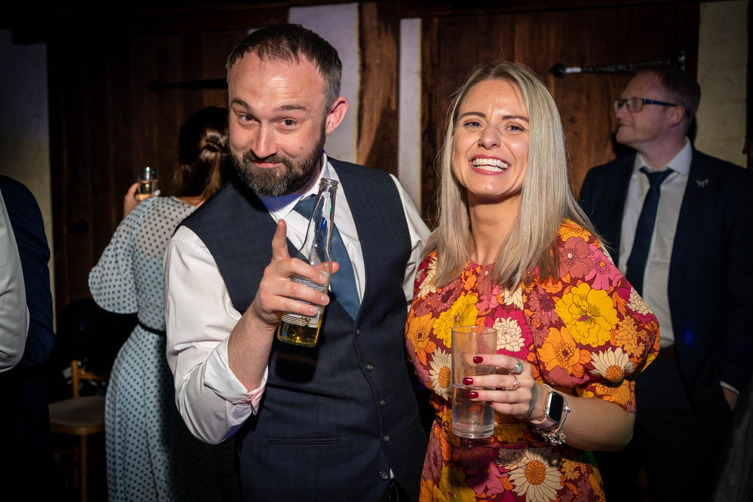 wedding guests on the dancefloor